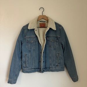 Levi Sherpa Denim Jacket — NWOT